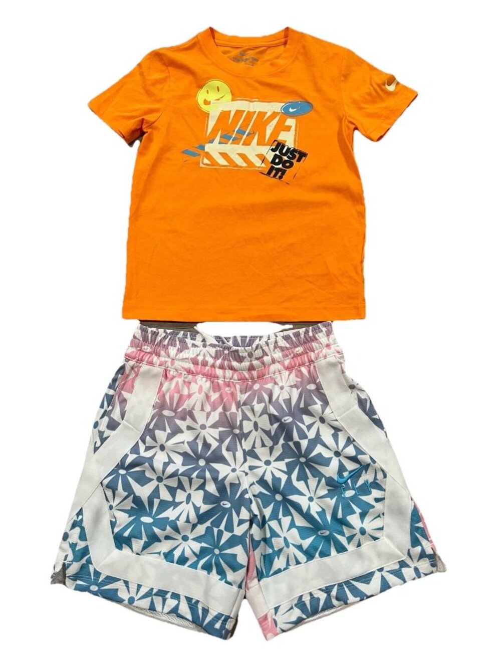 Nike Grade School Boys T-shirt And Shorts Set Size 7(S)